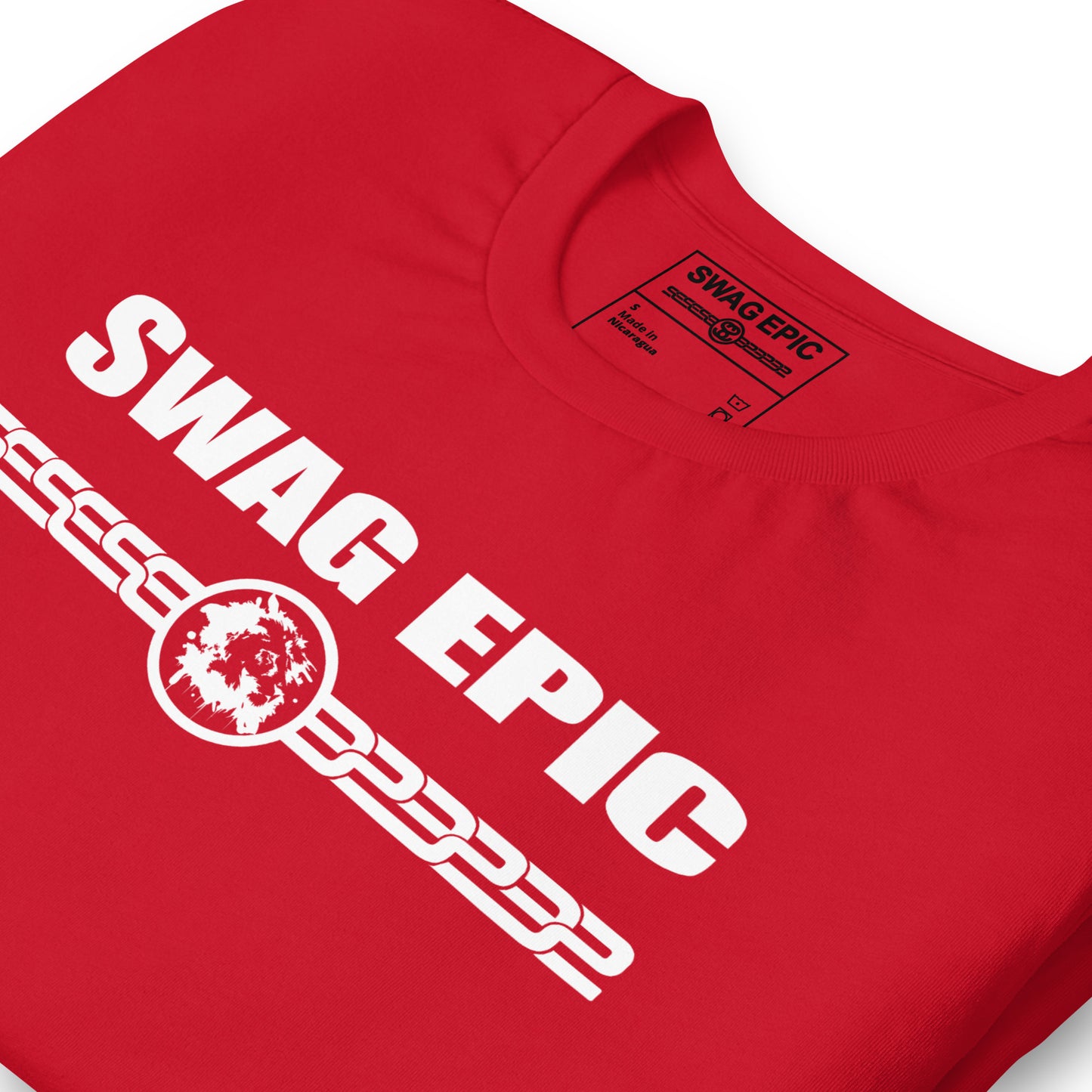 "ORIGINAL SWAG" (RED) MEN'S PREMIUM LUX T-SHIRT