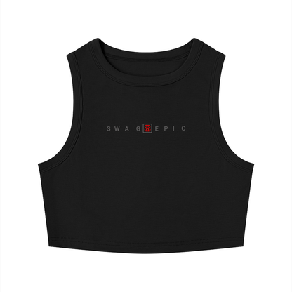 Women's Tight Crewneck Crop Tank Top " Sexy Swag"