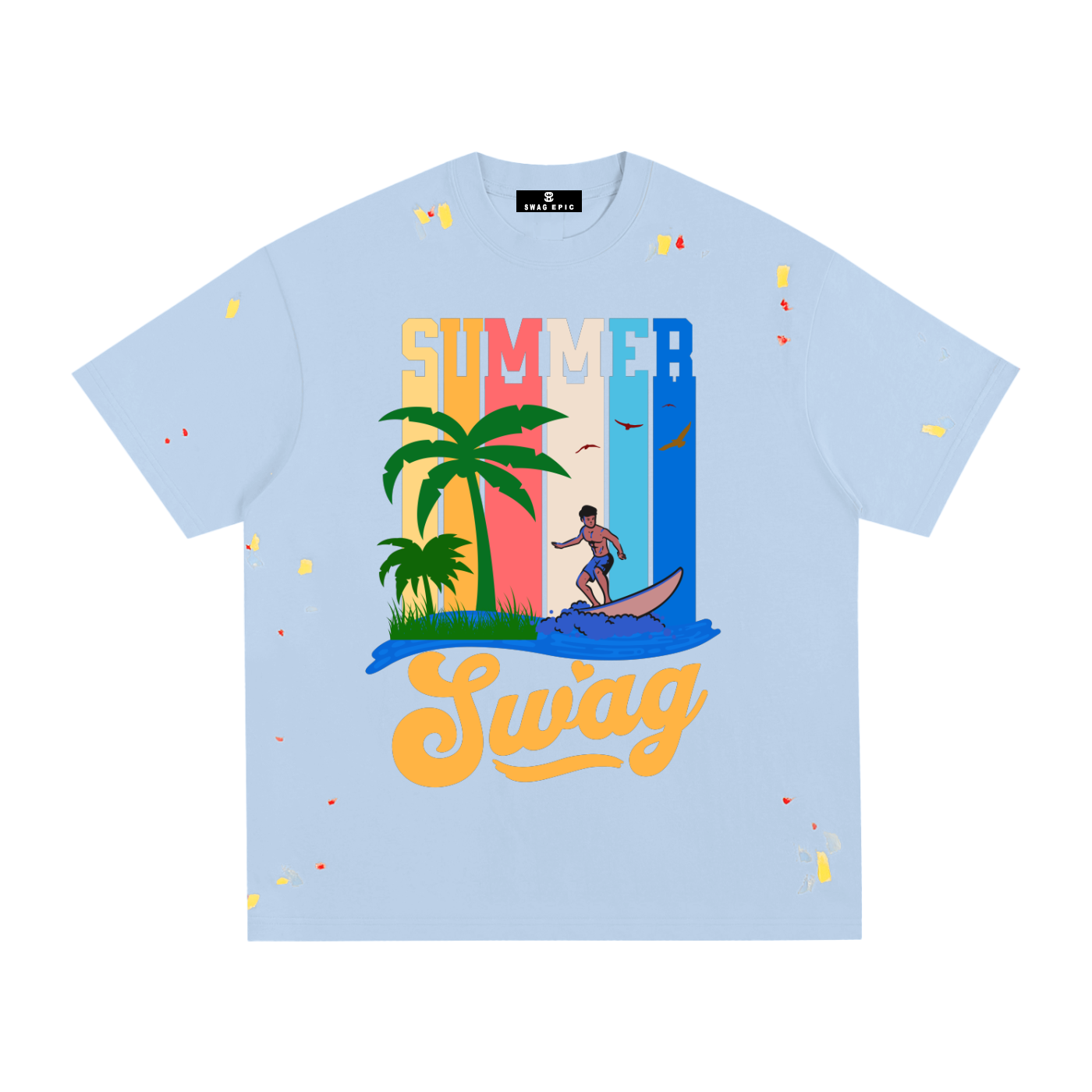 Swag Epic Paint Splatter T-Shirt – “Summer Swag Collection”