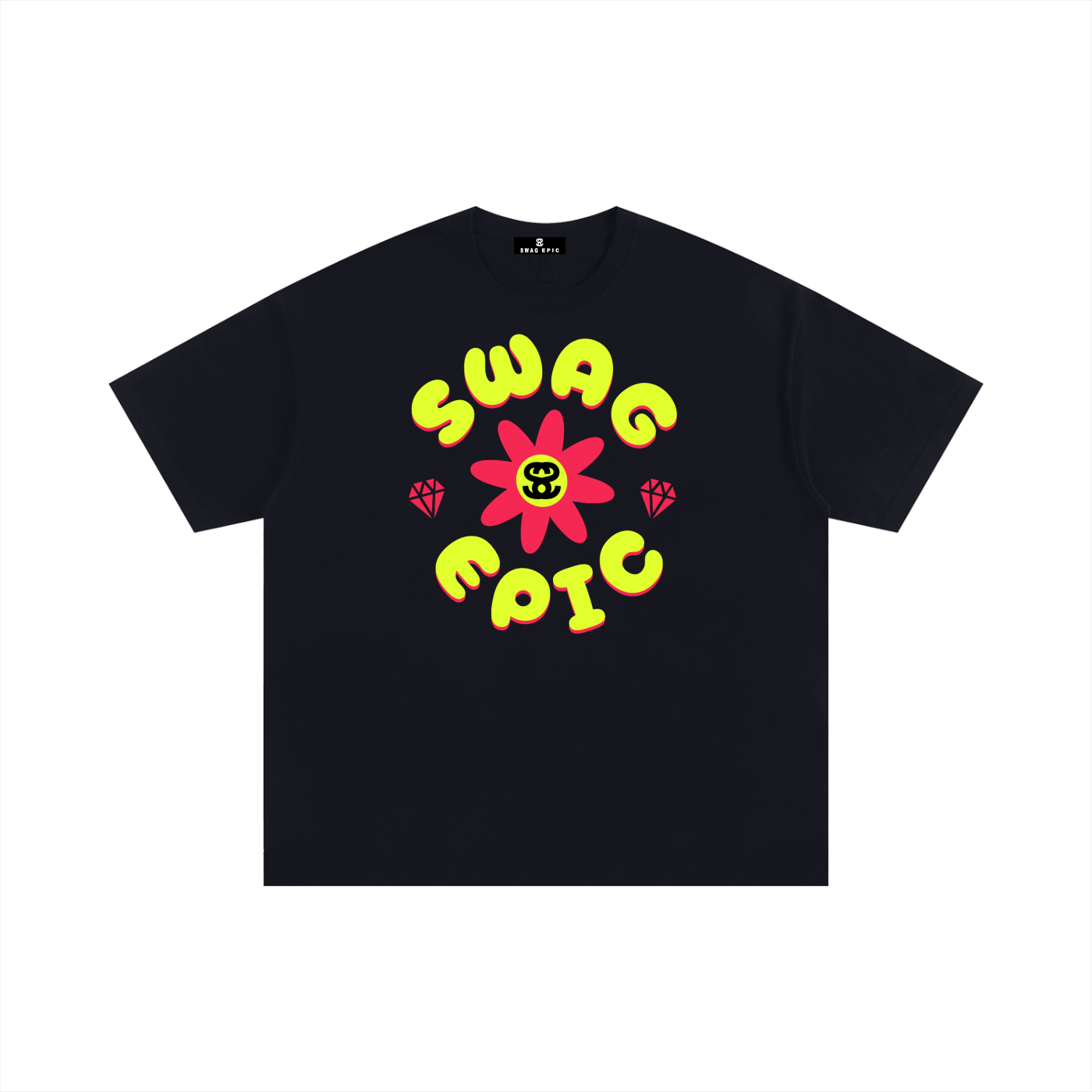 Unisex Oversized Cotton "Swag Epic" T-Shirt