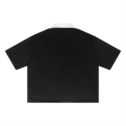 Unisex Striped "Swag Epic Tiger" Boxy Soccer Jersey