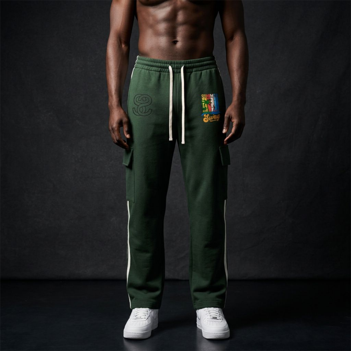 Swag Epic Side Stripe Straight-Leg Pants "Summer Swag Collection"