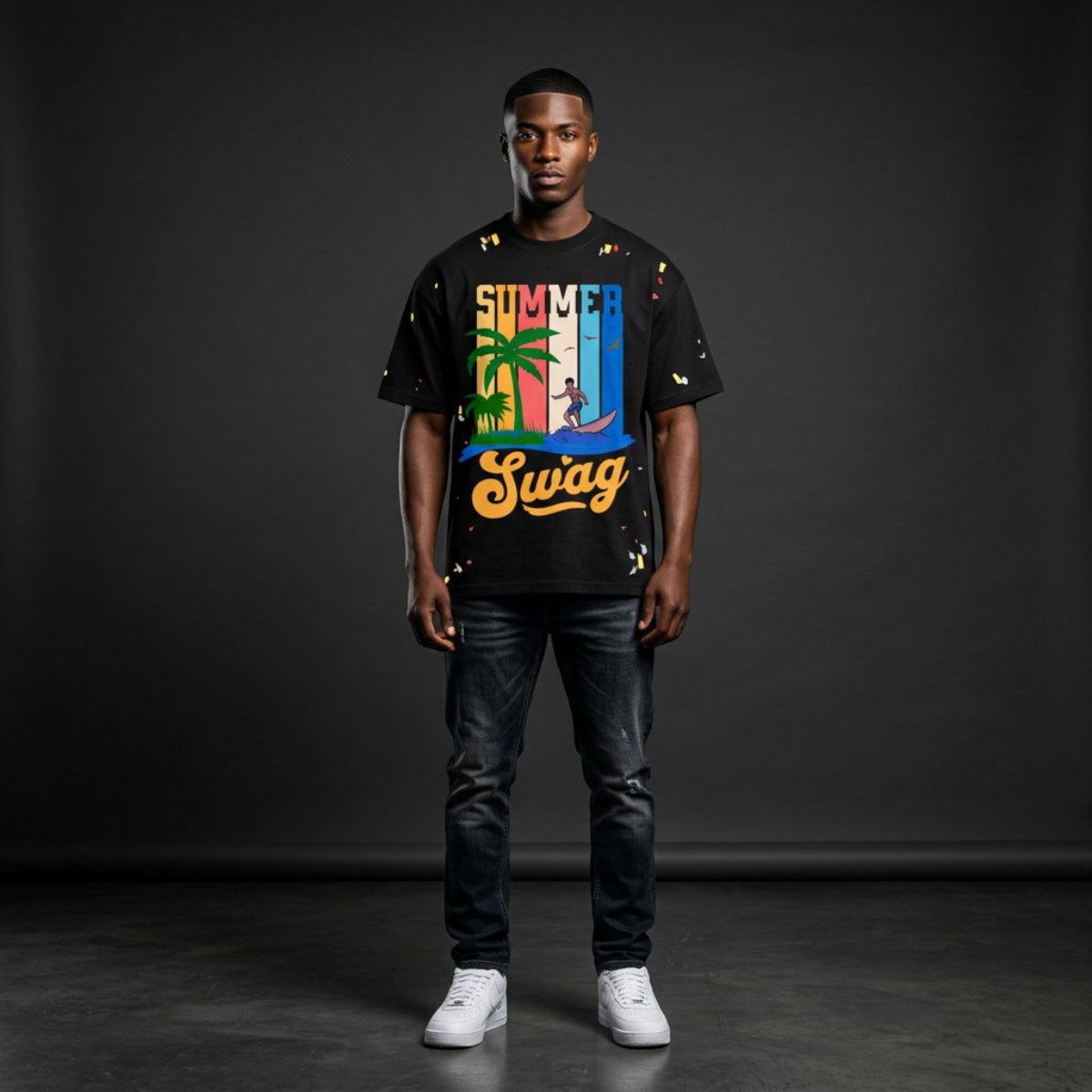 Swag Epic Paint Splatter T-Shirt – “Summer Swag Collection”