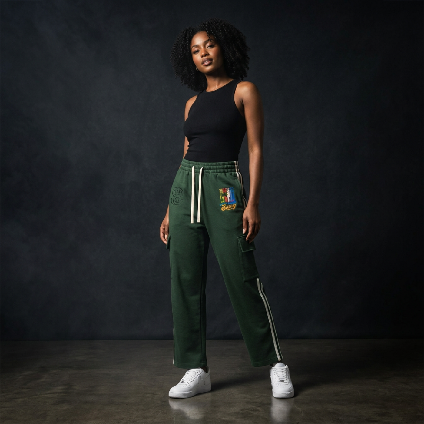 Swag Epic Side Stripe Straight-Leg Pants "Summer Swag Collection"