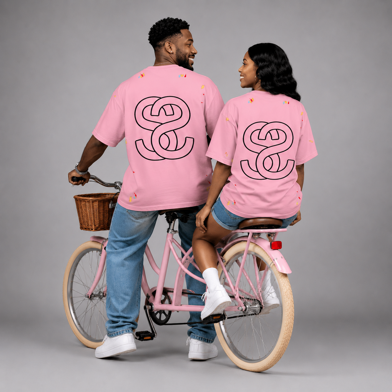 Paint Splatter Cotton T-Shirt – "Summer Swag" Collection