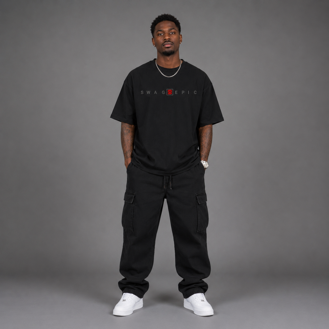 Streetwear Loose Drop Shoulder T-Shirt - Swag Original