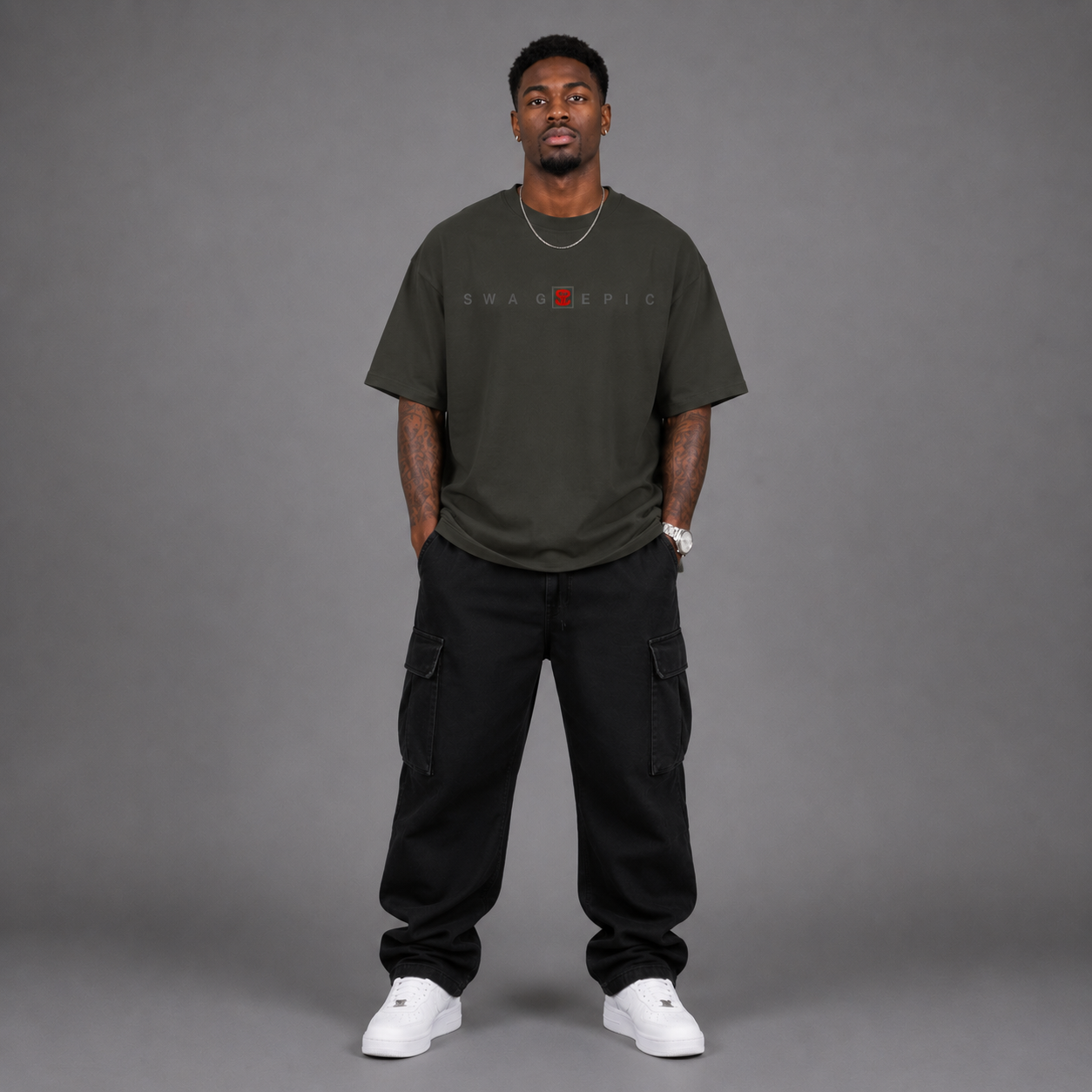 Streetwear Loose Drop Shoulder T-Shirt - Swag Original