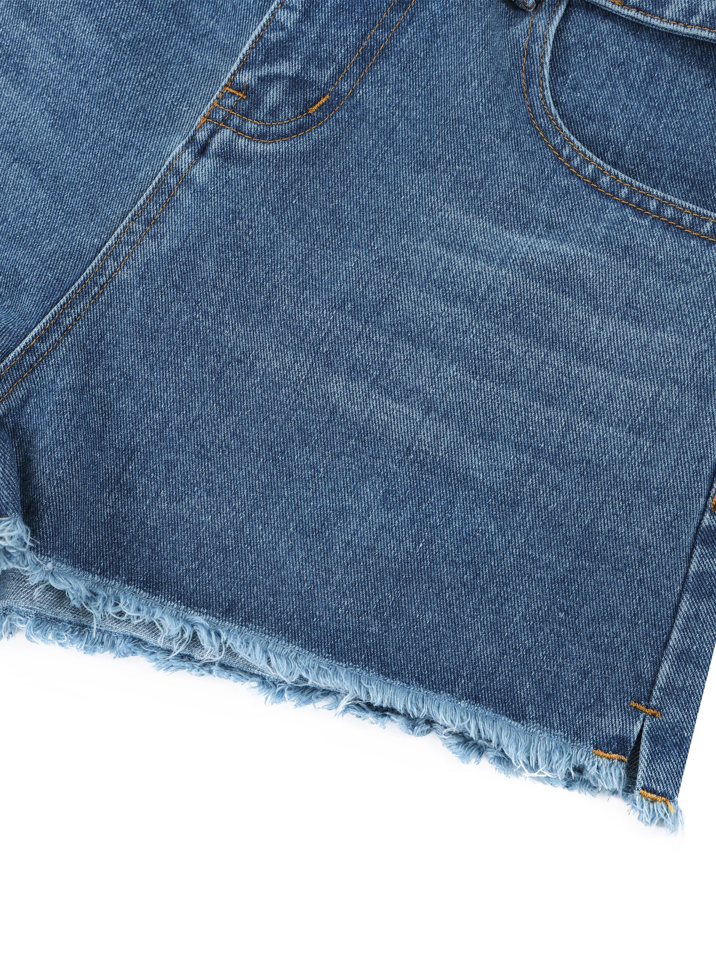 Women's Vintage Wash High Rise Denim Shorts - Swag Ladies