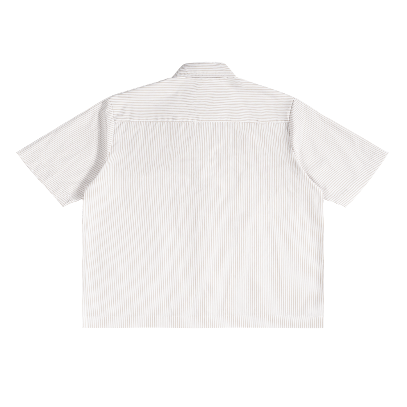 Oversized Vertical Stripe "Swag Epic" Boxy Shirt