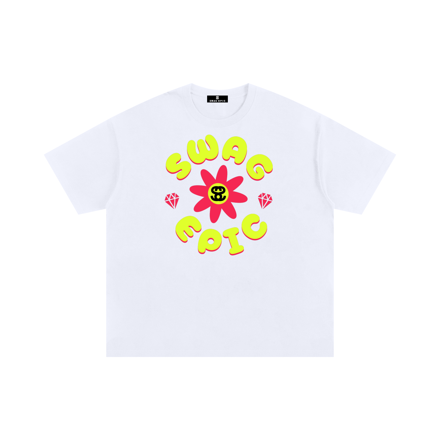Unisex Oversized Cotton "Swag Epic" T-Shirt
