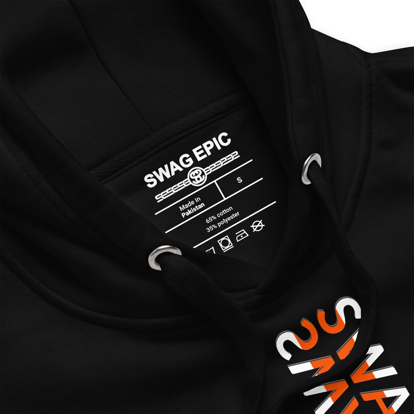 "SWAG IN COLOR" (BLACK) EXCLUSIVE COMFORT HOODIE