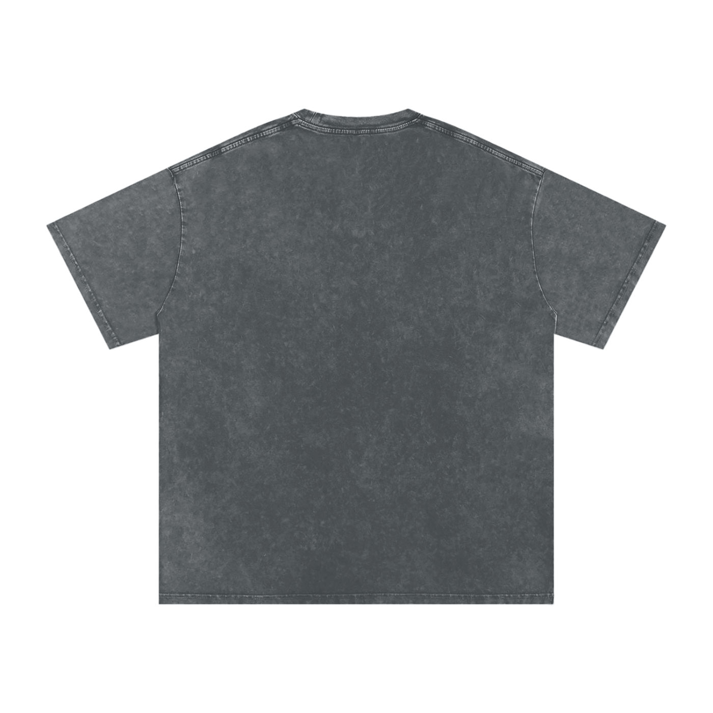 Snow Washed Oversized Cotton T-Shirt – "Stand Tall and Dream Big"