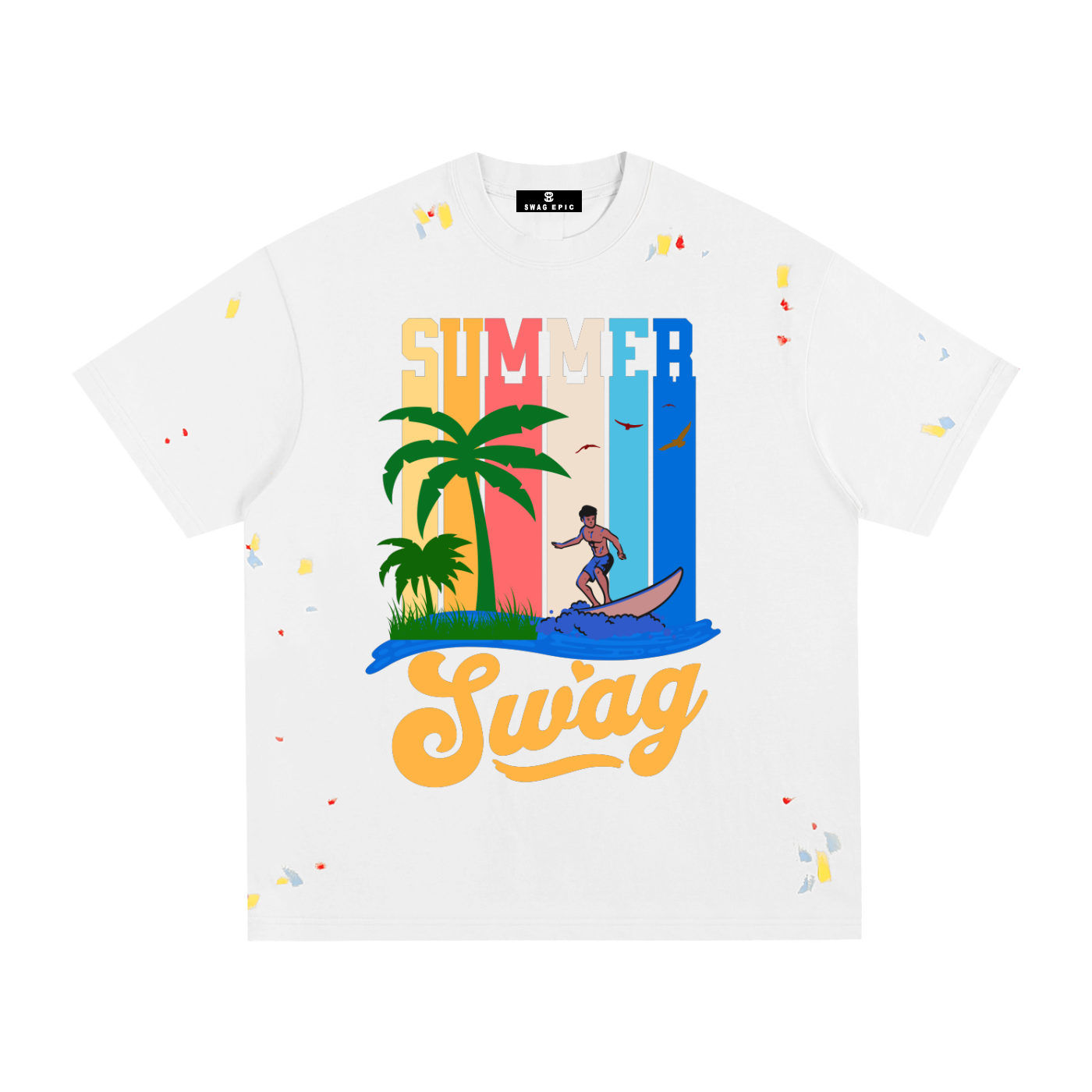 Swag Epic Paint Splatter T-Shirt – “Summer Swag Collection”