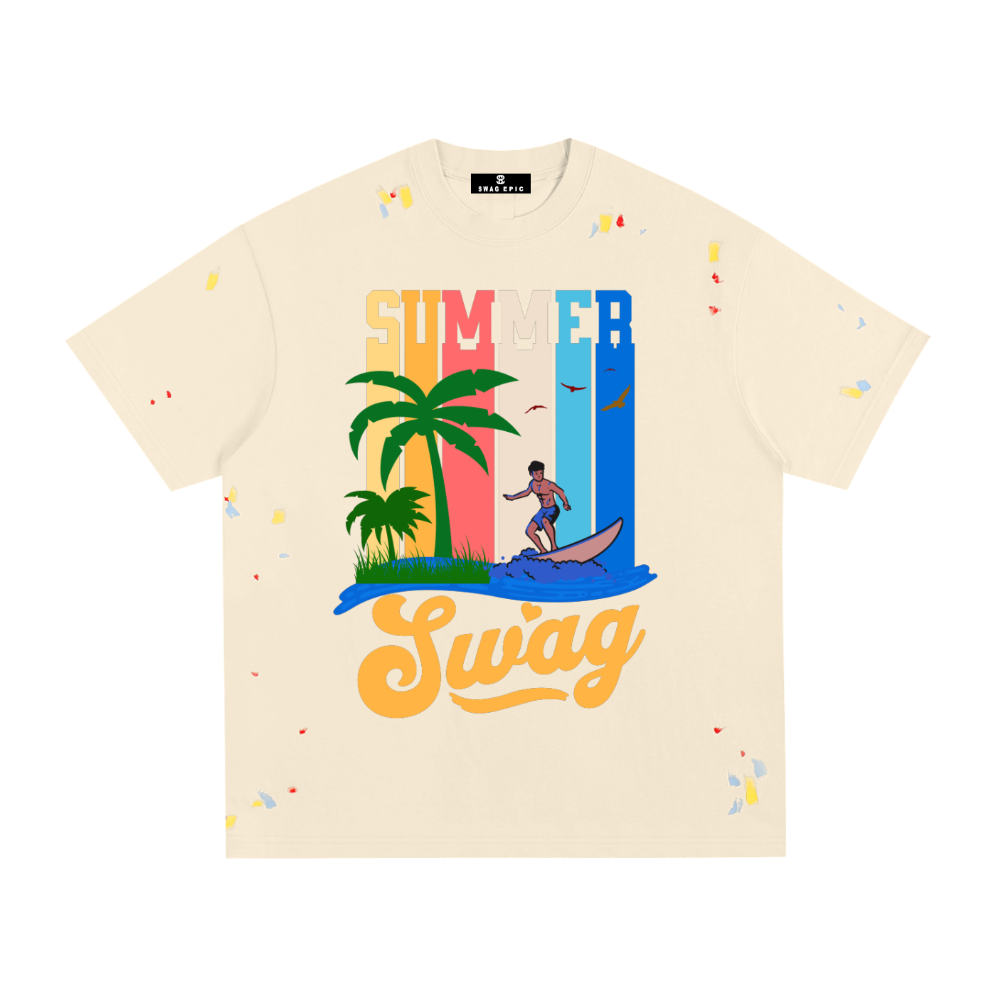 Swag Epic Paint Splatter T-Shirt – “Summer Swag Collection”