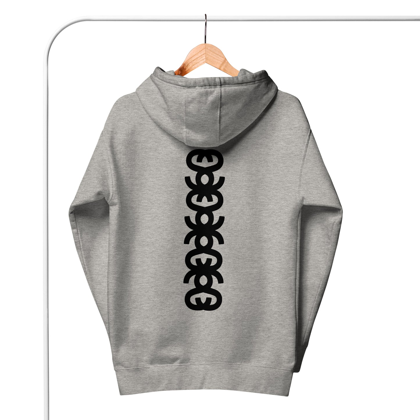 "TIGER FACE SS" GREY HEAVYWEIGHT HOODIE