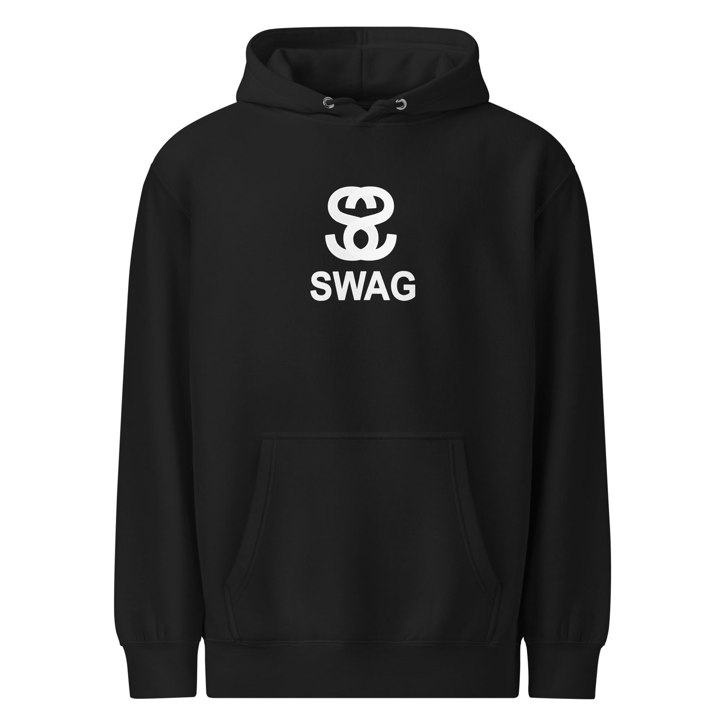 "SWAG SS ORIGINAL" BLACK PULLOVER HOODIE