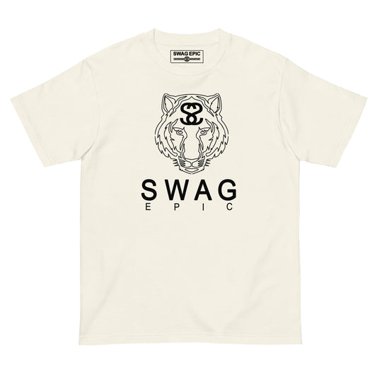 "TIGER FACE" (IVORY) DELUXE T-SHIRT