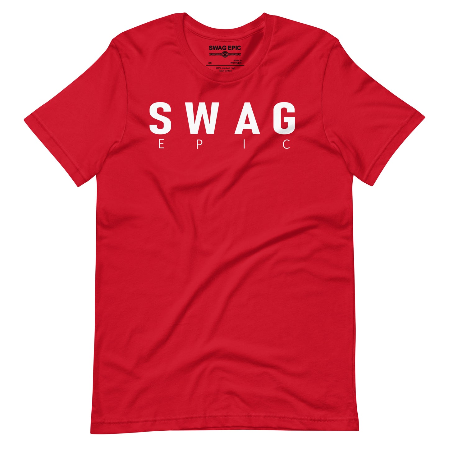 "SWAG EPIC" (RED) COMFORT LUXURY T-SHIRT
