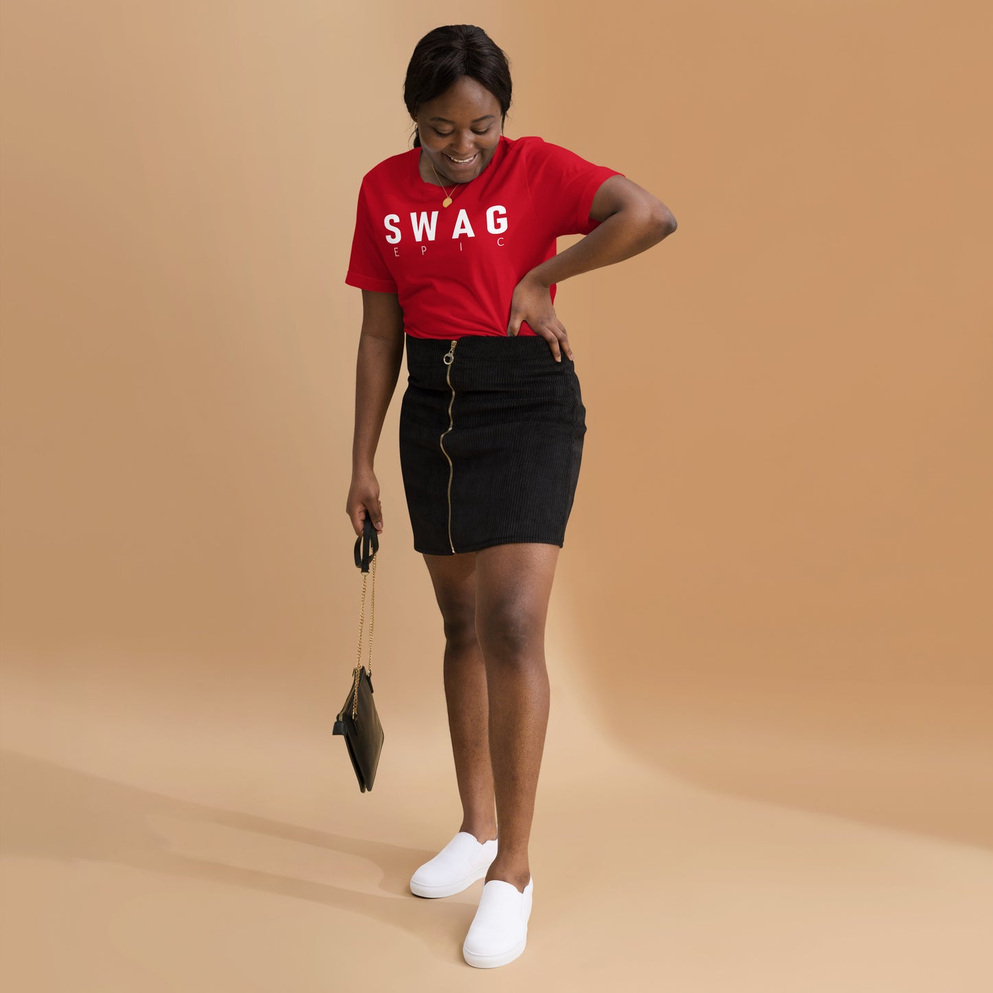 "SWAG EPIC" (RED) COMFORT LUXURY T-SHIRT