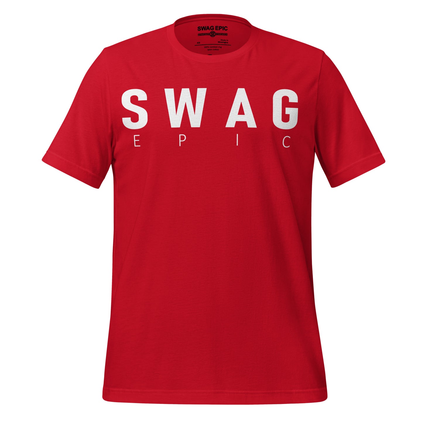 "SWAG EPIC" (RED) COMFORT LUXURY T-SHIRT