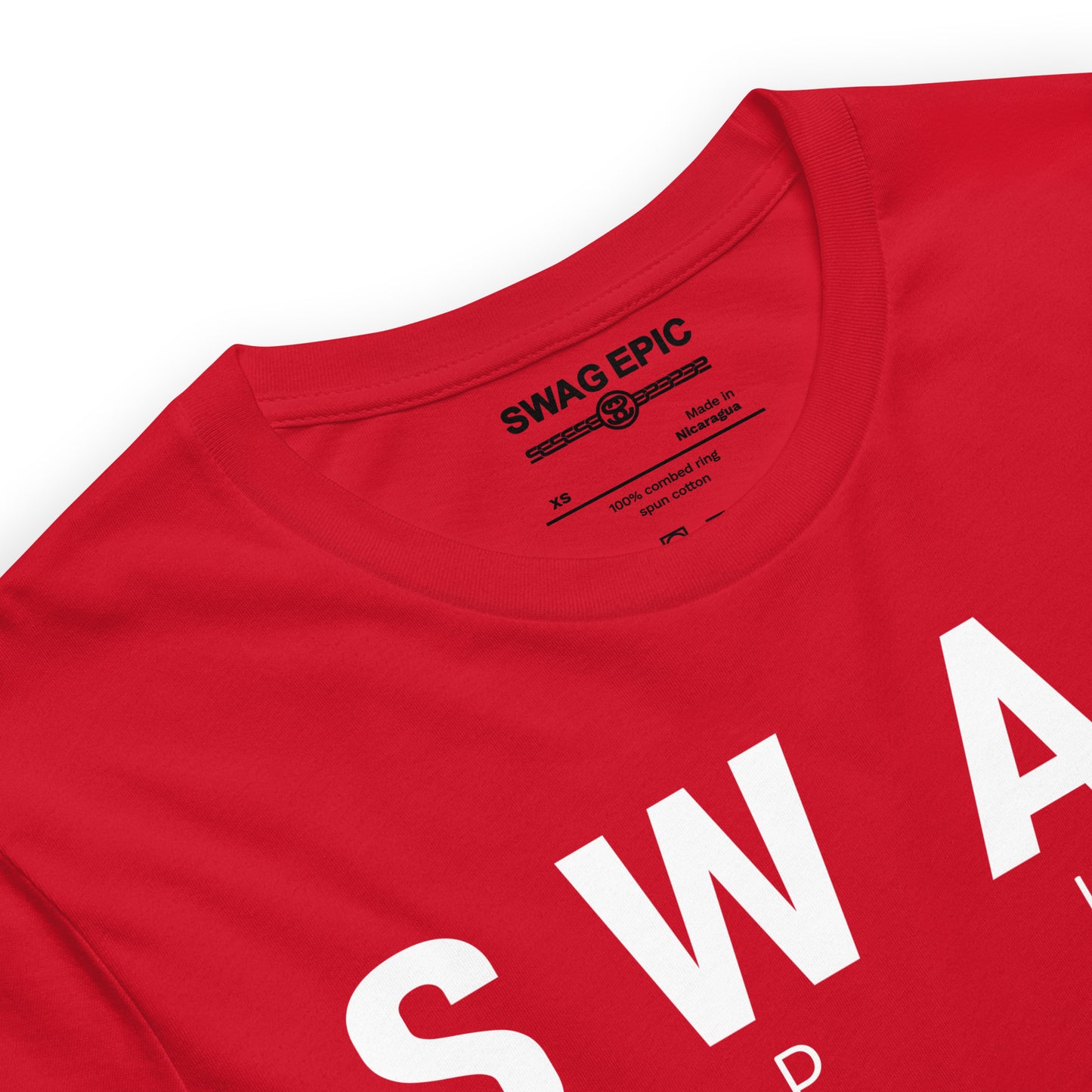 "SWAG EPIC" (RED) COMFORT LUXURY T-SHIRT