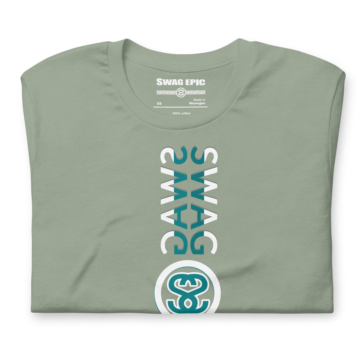 "SWAG IN COLOR" (SAGE) PREMIUM LUXURY T-SHIRT