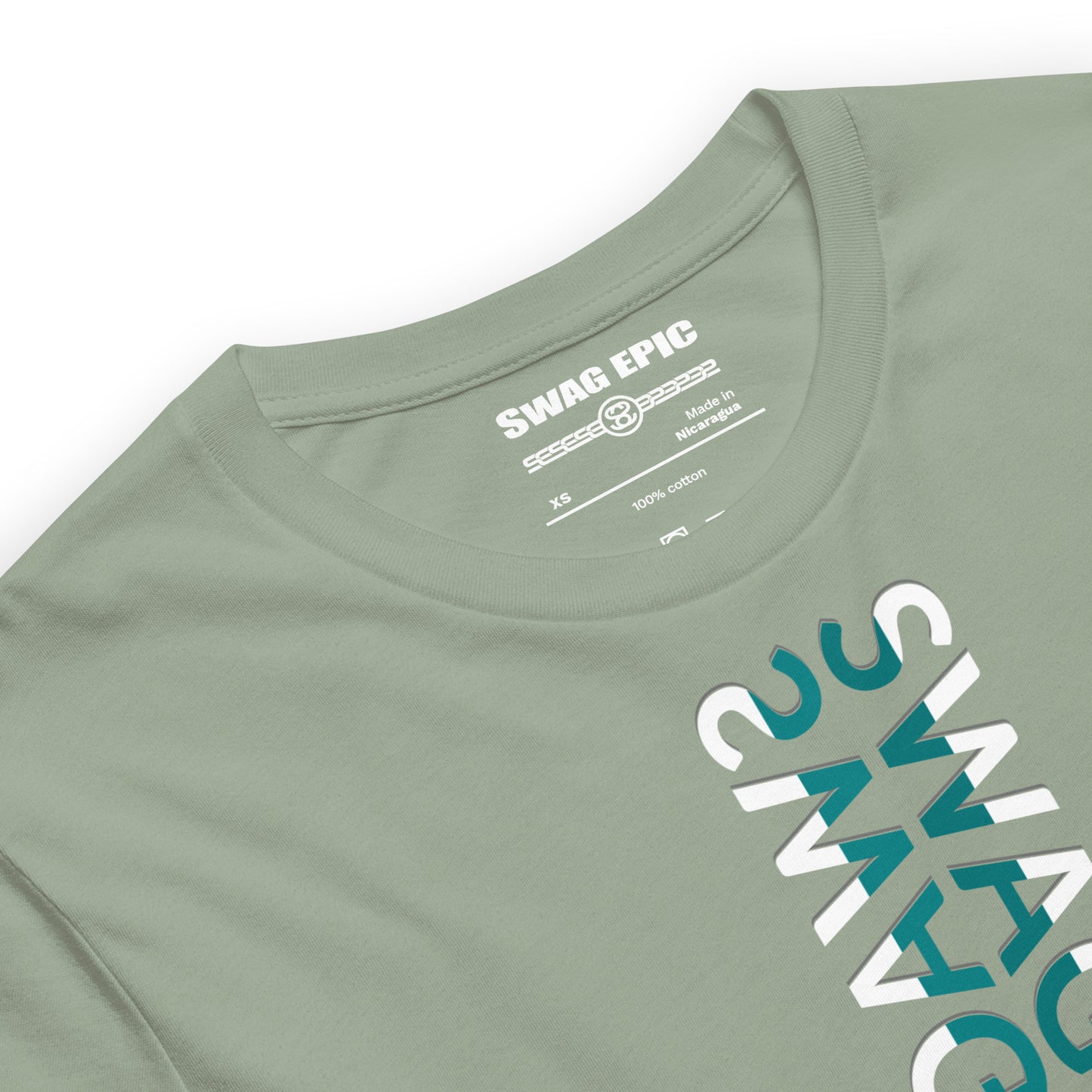"SWAG IN COLOR" (SAGE) PREMIUM LUXURY T-SHIRT