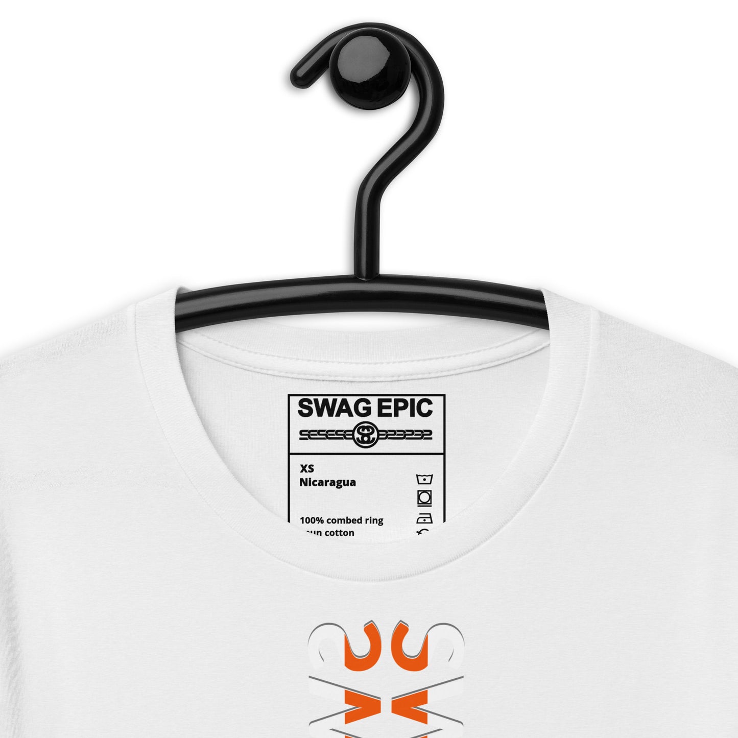 "SWAG IN COLOR" (WHITE) PREMIUM LUXURY T-SHIRT