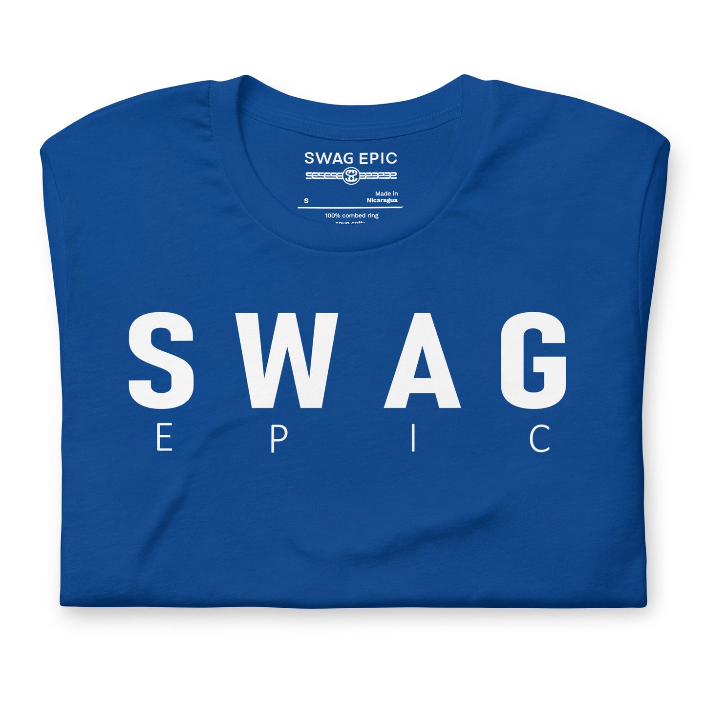 "SWAG EPIC" (BLUE) LUXURY T-SHIRT
